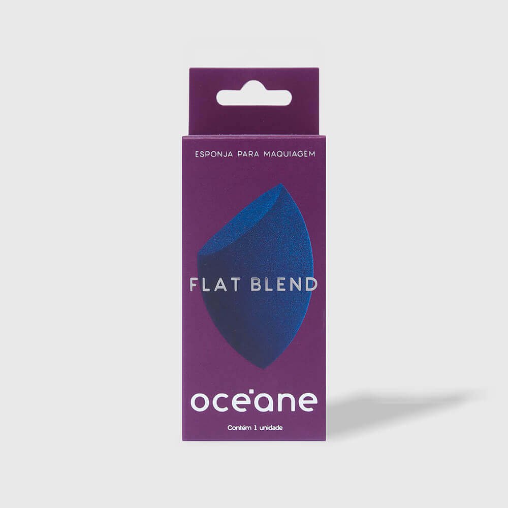 Kit Esponjas de Maquiagem - Flat Blend Azul Océane (2 Produtos) ÚNICO 7