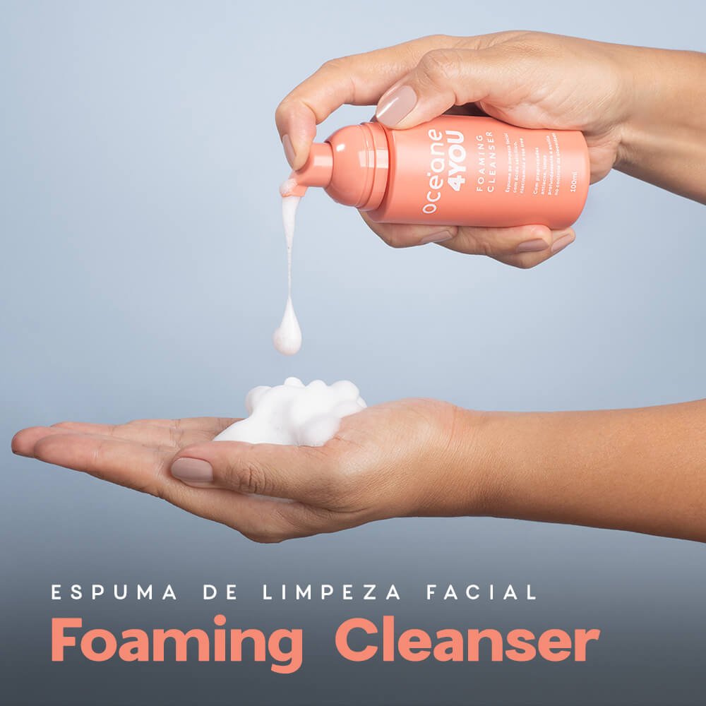 Kit Espuma Facial + Tônico Facial + Sérum + Hidratante Facial 4you (4 Produtos) ÚNICO 2