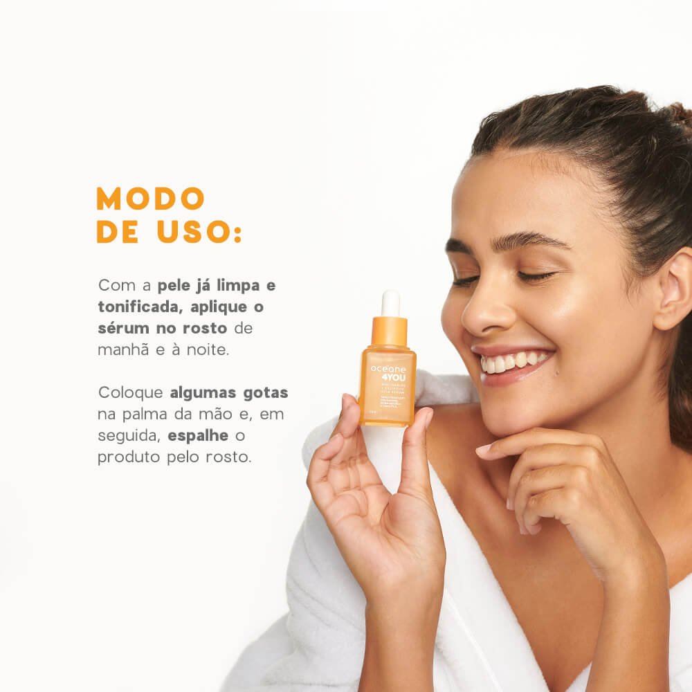 Kit Espuma Facial + Tônico Facial + Sérum + Hidratante Facial 4you (4 Produtos) ÚNICO 7