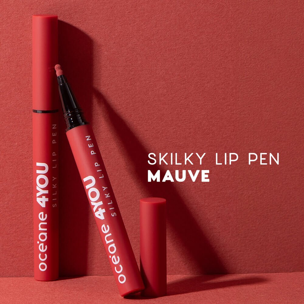 Kit Lip Oil Rosa + Caneta Batom Nude + Nécessaire Neoprene Laranja 4you (3 Produtos) Multicores 2