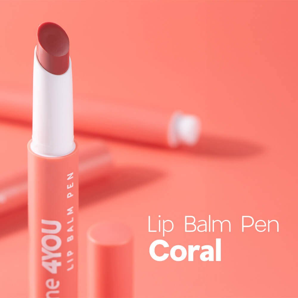 Kit Hidratante Labial Coral + Lip Oil Rosa + Nécessaire Neoprene Amarelo 4you (3 Produtos) Multicores 2