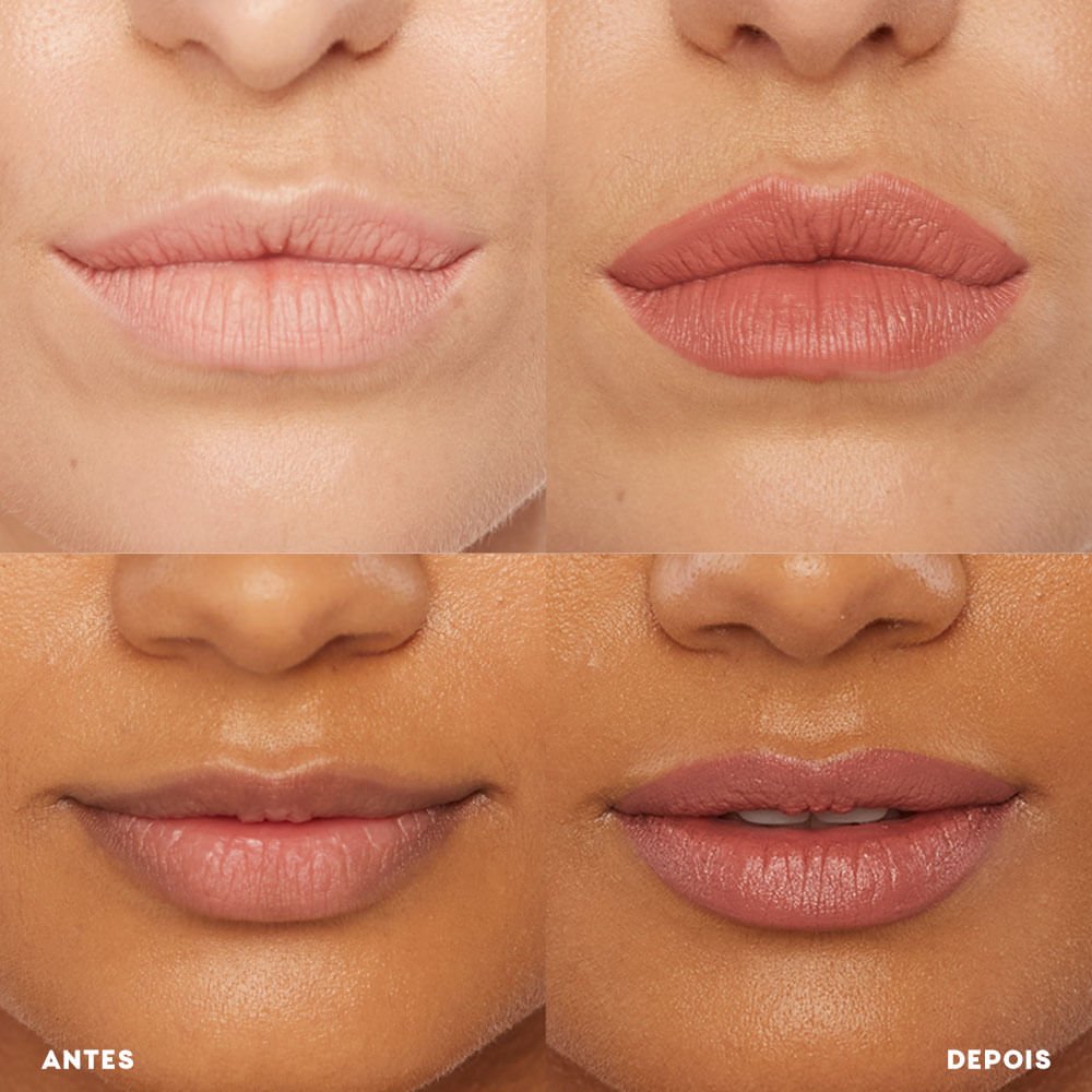 Mini Batom Rosa Semi-Matte - The Lipstick Nude Pink Océane Edition 2g Nude Pink 5