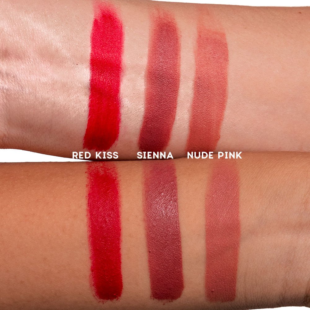 Mini Batom Rosa Semi-Matte - The Lipstick Nude Pink Océane Edition 2g Nude Pink 6