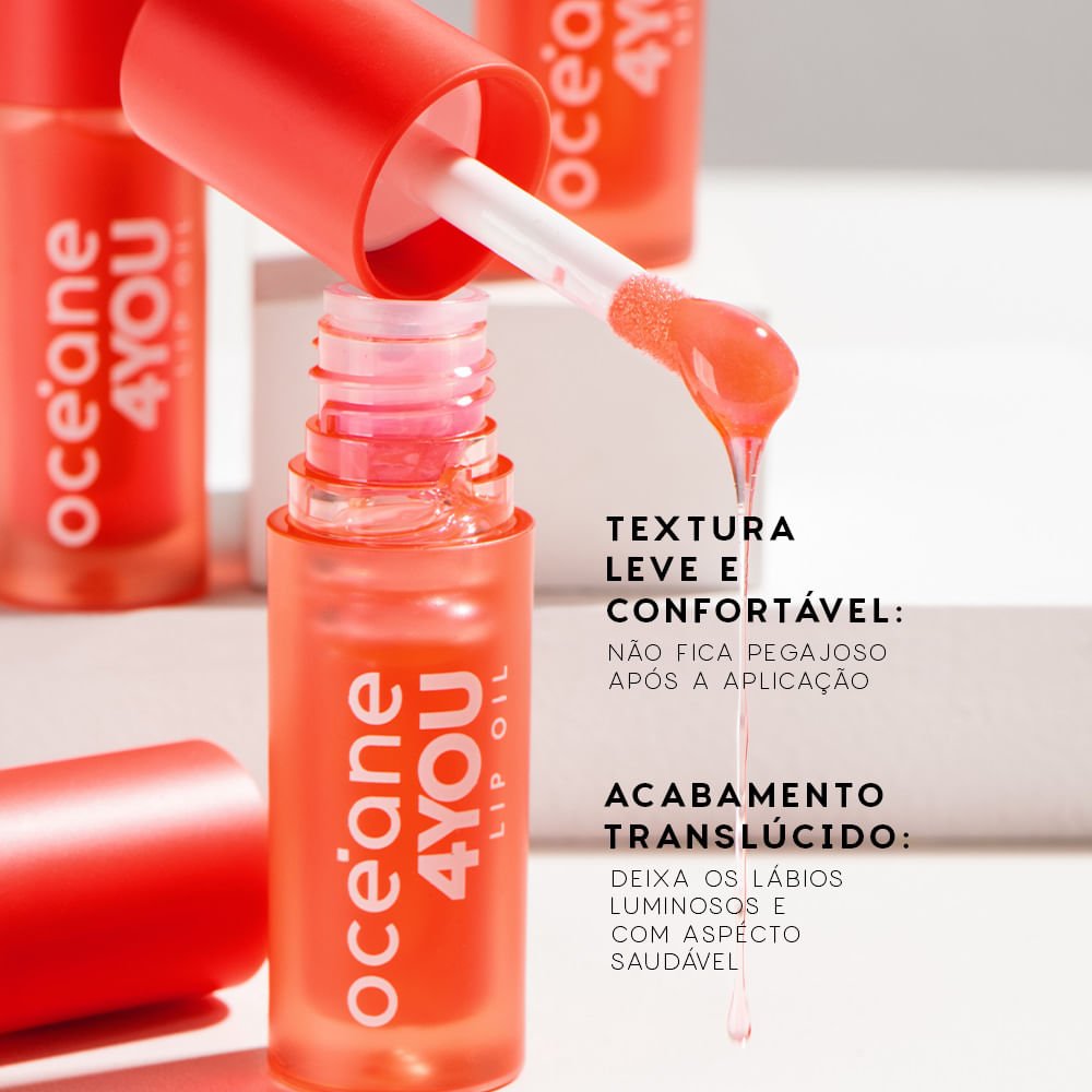 Mini Lip Oil Rosa Punch Océane 4you 1,8g Rosa Punch 4