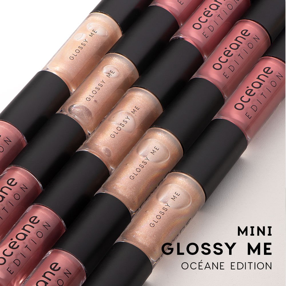 Mini Brilho Labial Nude - Glossy Me Shimmer Brown Océane Edition 1g Shimmer Brown 2