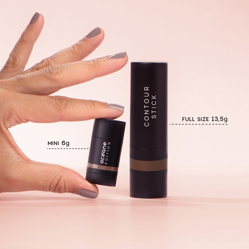 Mini Contorno em Bastão Marrom Médio - Contour Stick Medium Océane Edition 6g Marrom Medio 3