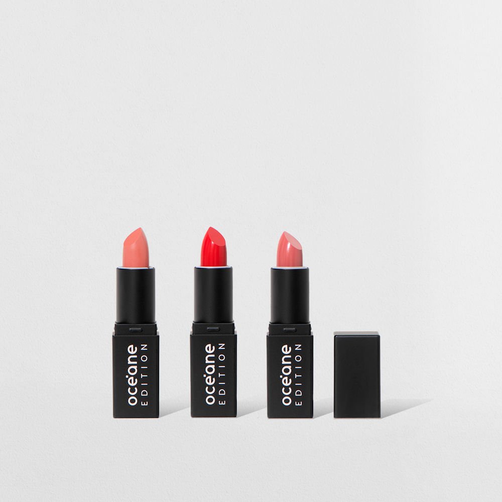Kit Mini Batom The Lipstick Océane Edition (3 Produtos) Multicores 1