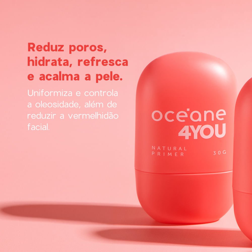 Kit Primer Facial + Hidratante Facial 4you (2 Produtos) ÚNICO 4