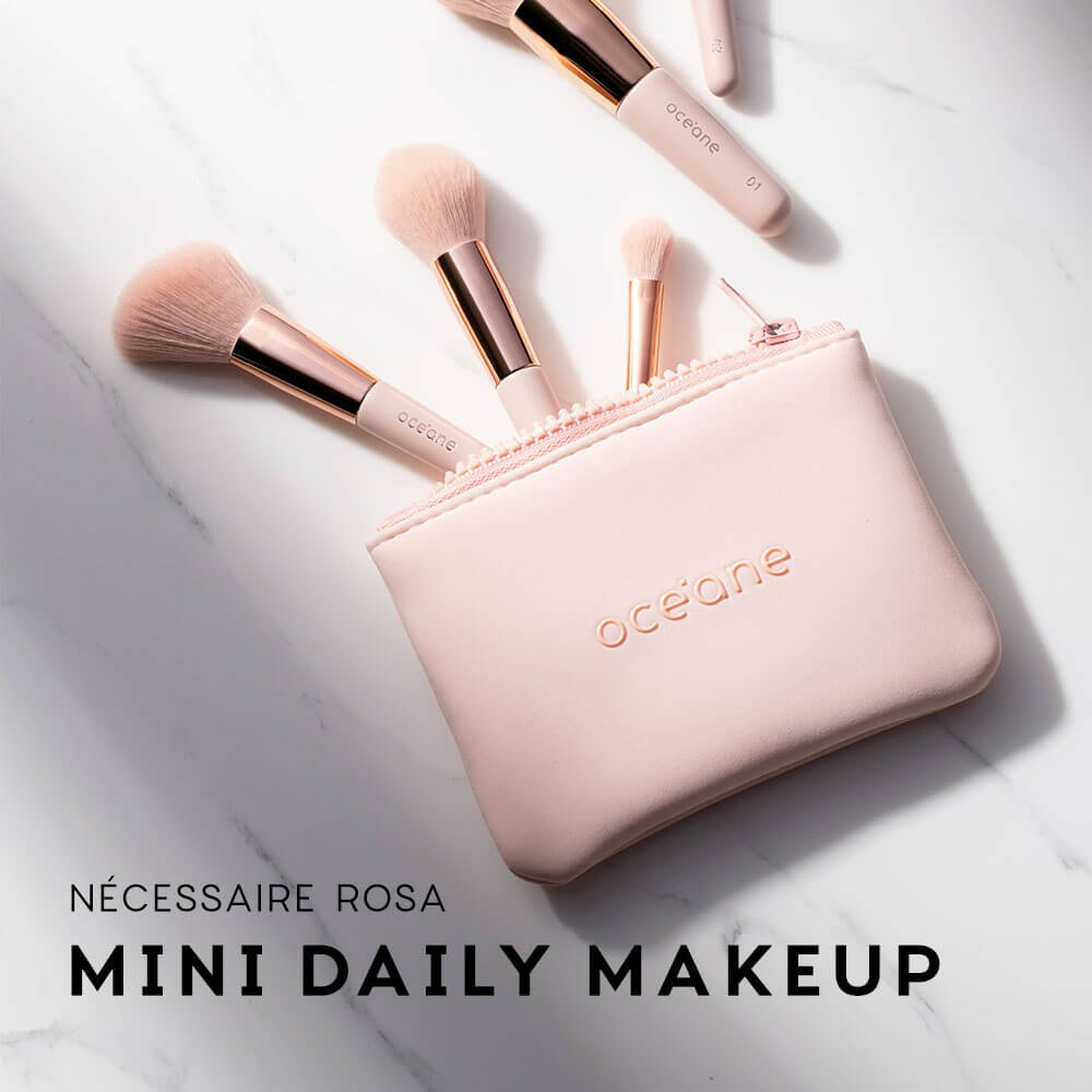 Mini Nécessaire Rosa Daily Makeup Rosa 2