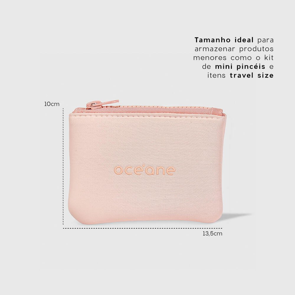 Mini Nécessaire Rosa Daily Makeup Rosa 4