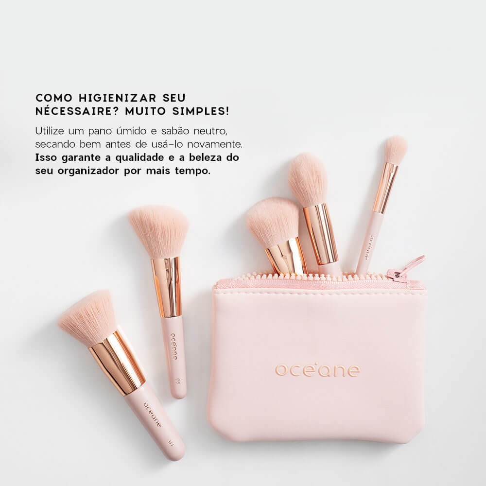 Mini Nécessaire Rosa Daily Makeup Rosa 6