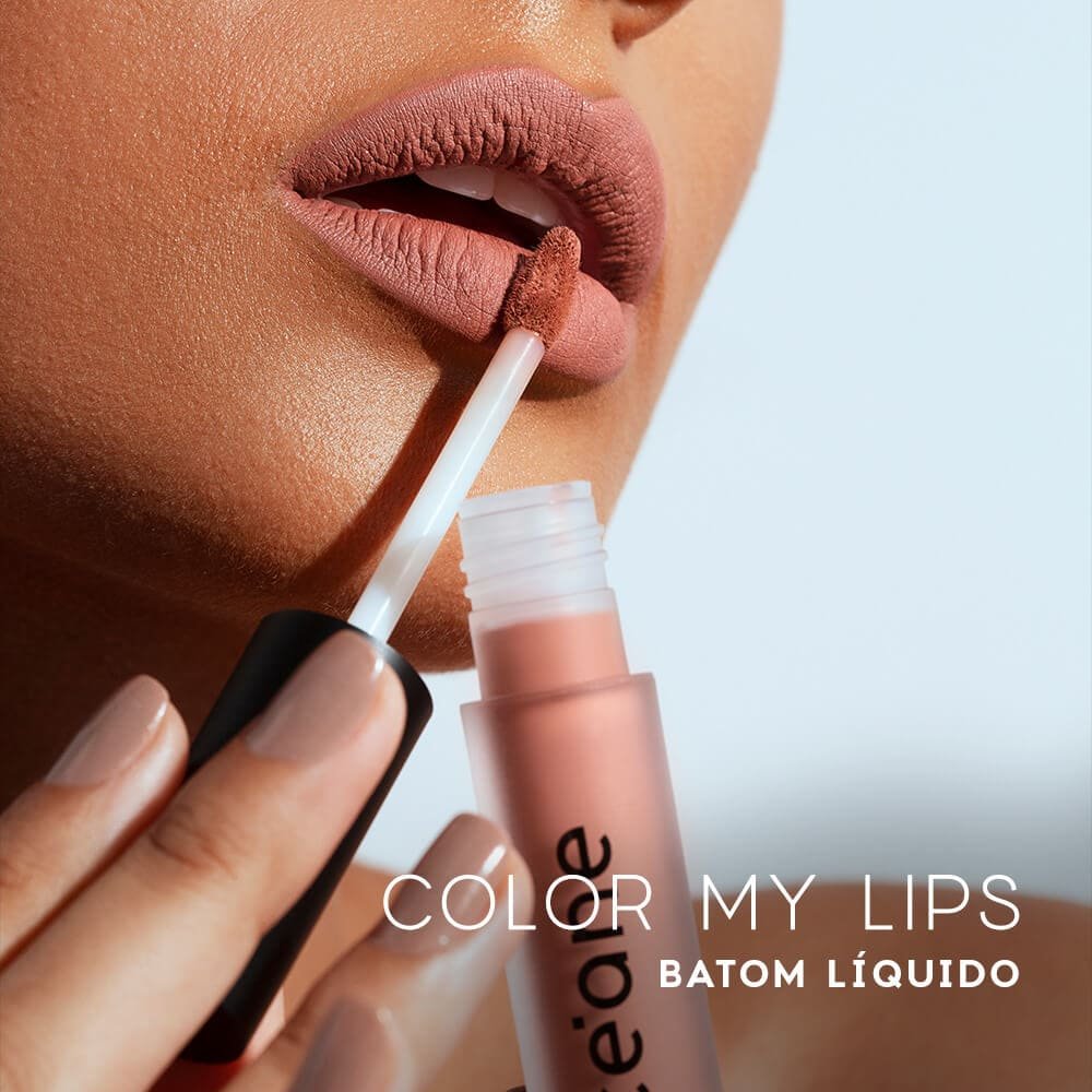 Kit Lápis Labial Marrom + Batom Nude Océane Edition (2 Produtos) ÚNICO 6