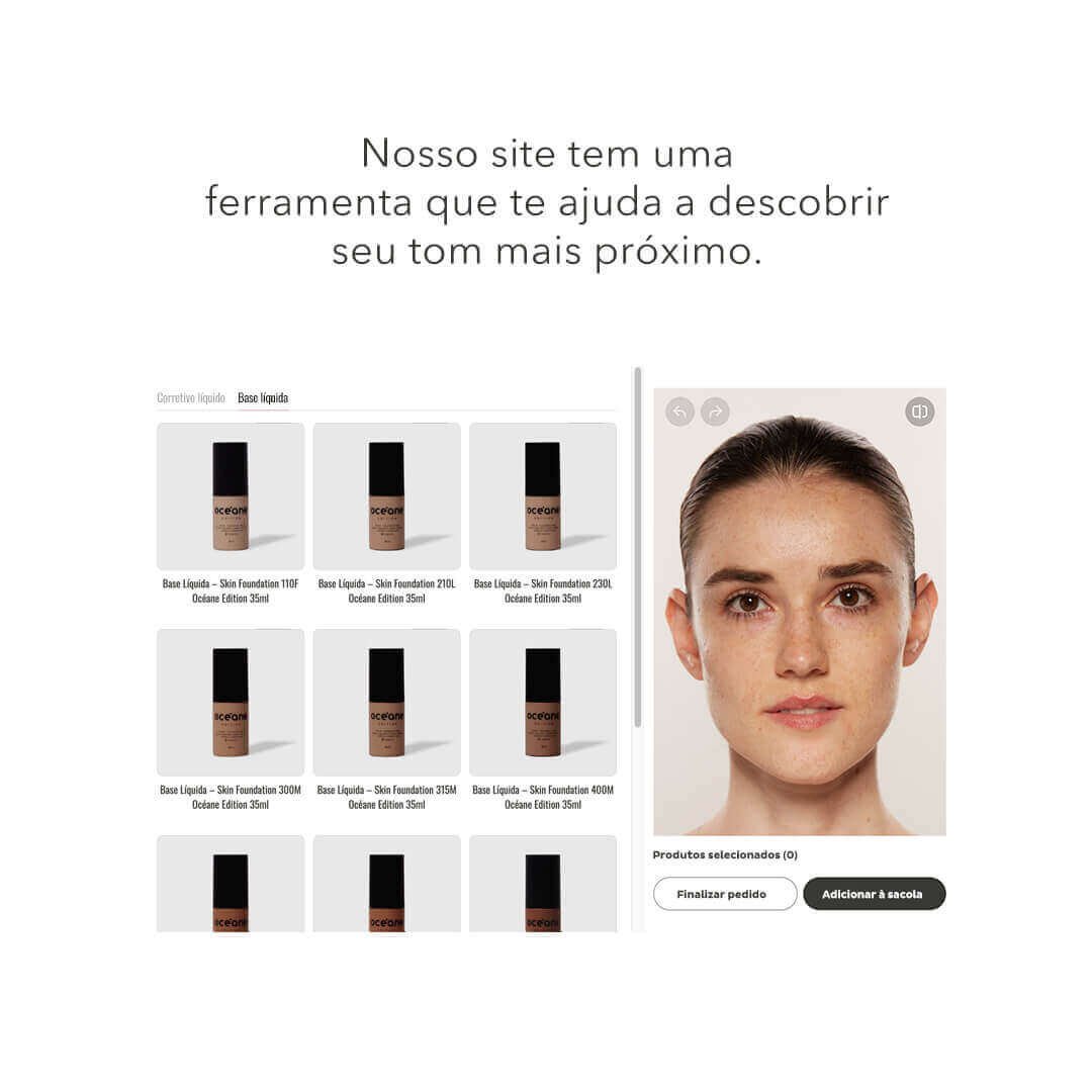 Base Líquida Média Semi-Matte - Skin Foundation 340m Océane Edition 35ml Marrom 5