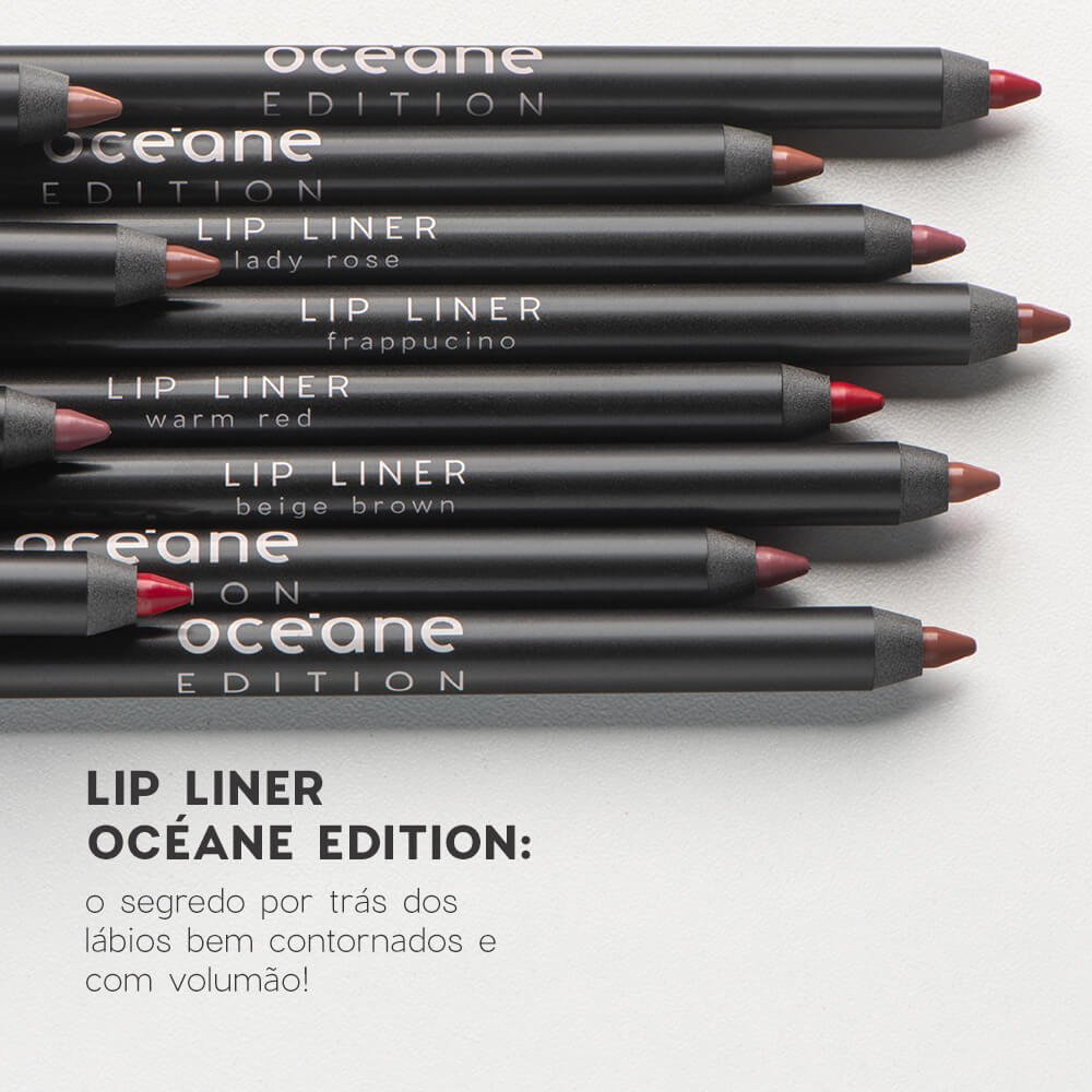 Lápis de Contorno Labial Vermelho - Lip Liner Warm Red Océane Edition 1,2g Warm Red 3