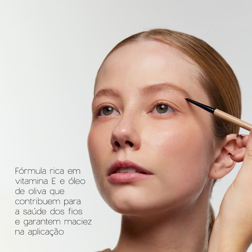 Lápis de Sobrancelhas Retrátil Claro Nádia Tambasco By Océane - Slim Brow Pencil Light Marrom 7