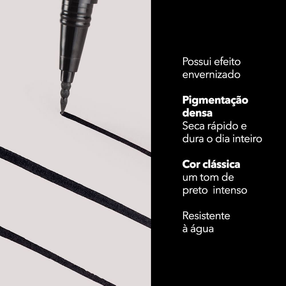 Kit Trio de Sombras 3 To Go Pallete Hazel + Caneta Delineadora Nádia Tambasco By Océane (2 Produtos) ÚNICO 8