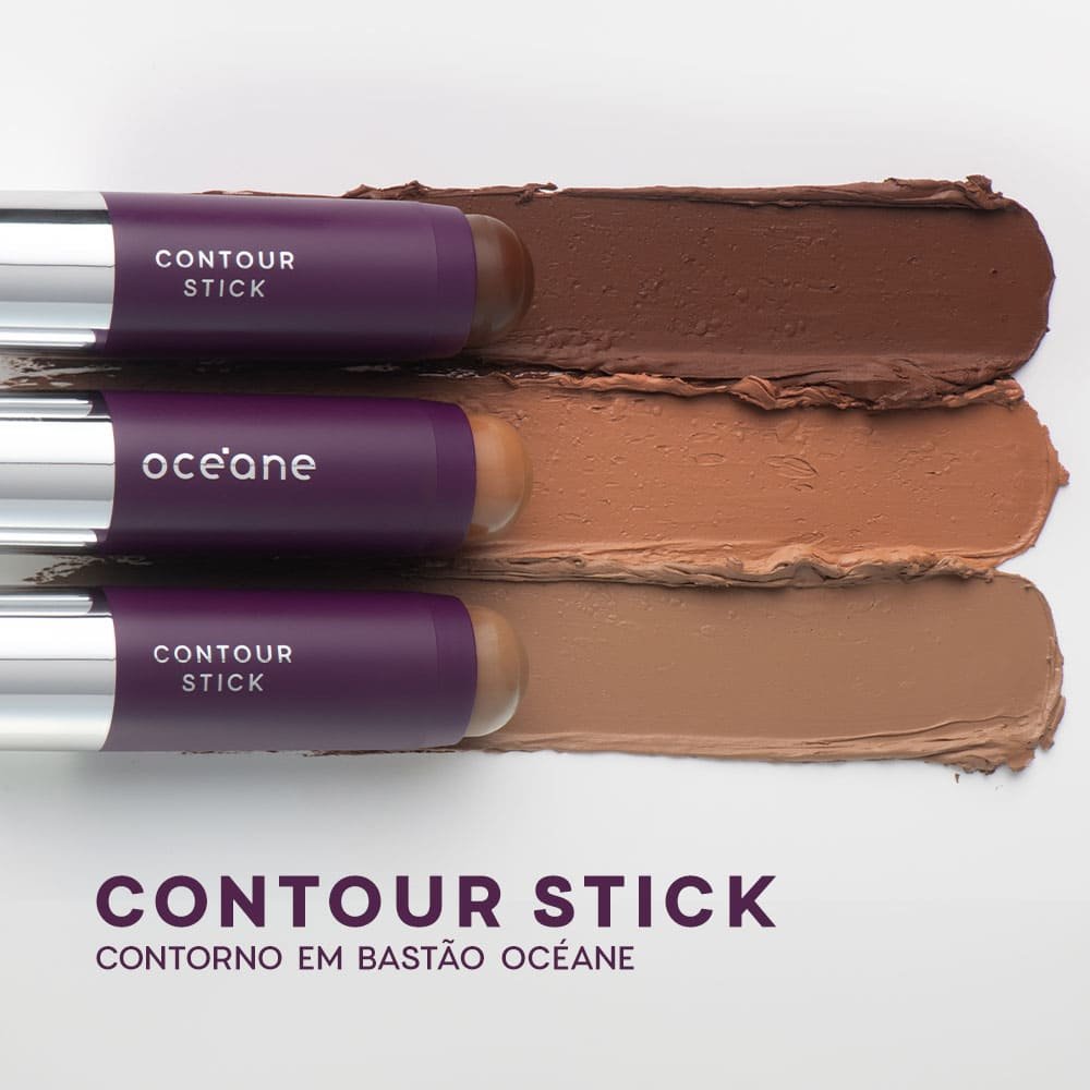 Contorno em Bastão Marrom Escuro - Contour Stick Coffee Océane Purple 6g Coffee 2
