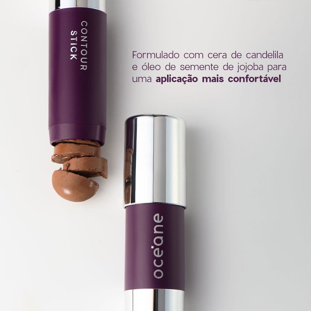 Contorno em Bastão Marrom Escuro - Contour Stick Coffee Océane Purple 6g Coffee 5