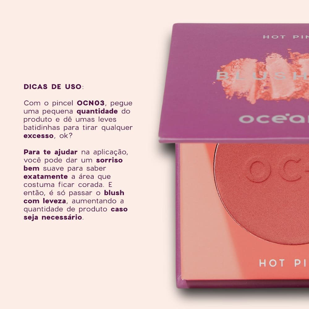 Blush Rosa - Blush Me Hot Pink Océane Purple 6,5g Hot Pink 4