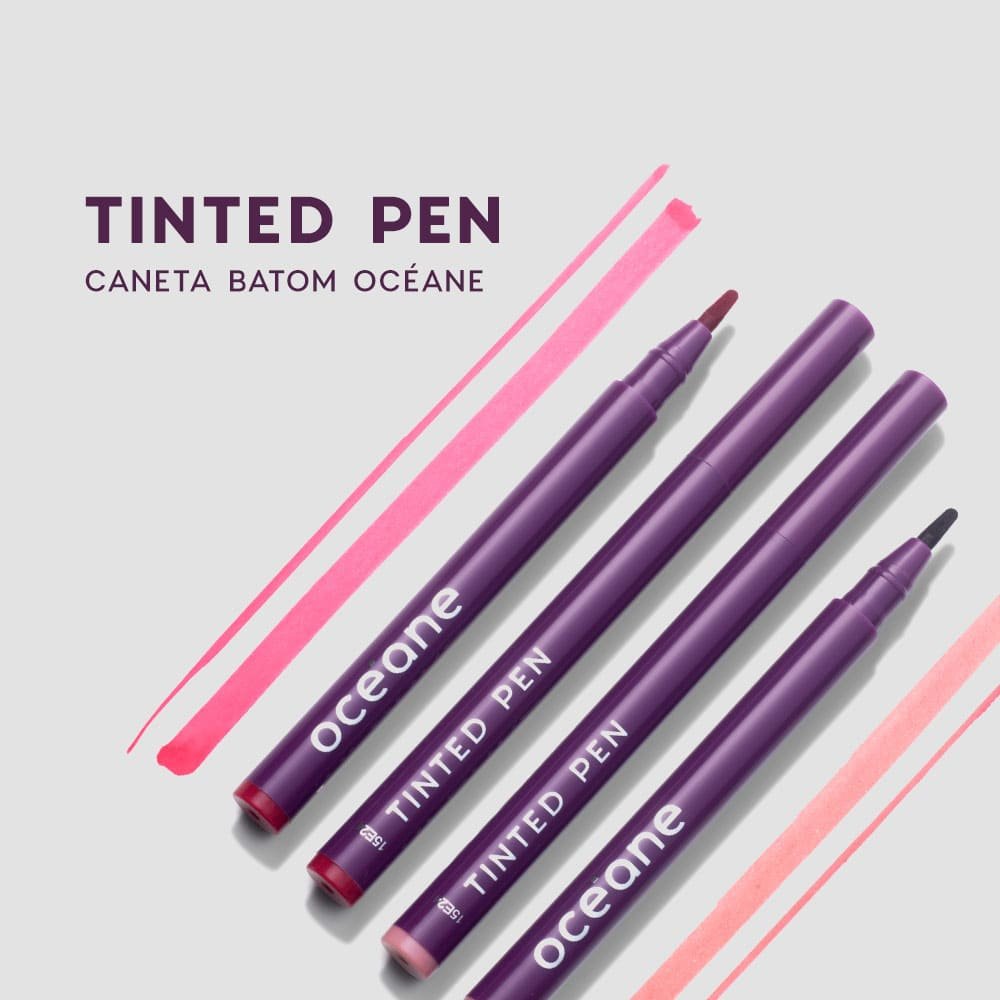 Caneta Batom Nude - Tinted Pen Nude My Lips Océane Purple 1,2ml Nude My Lips 2