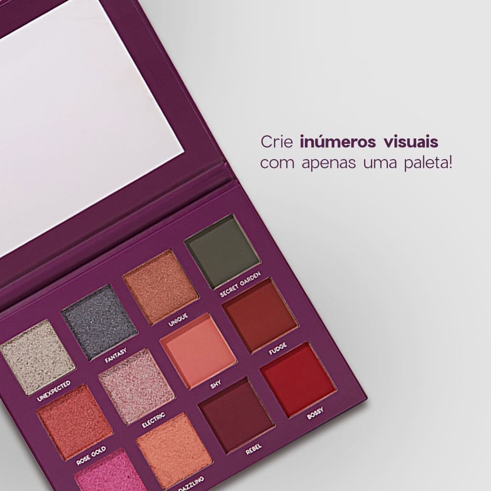 Paleta de Sombras - 12 Shades Océane Purple 26,5g 26,5g 2