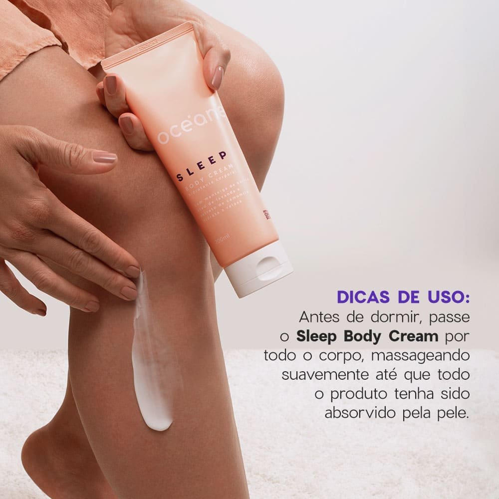 Hidratante Corporal com Camomila e Lavanda - Sleep Body Cream 200ml 200ml 4