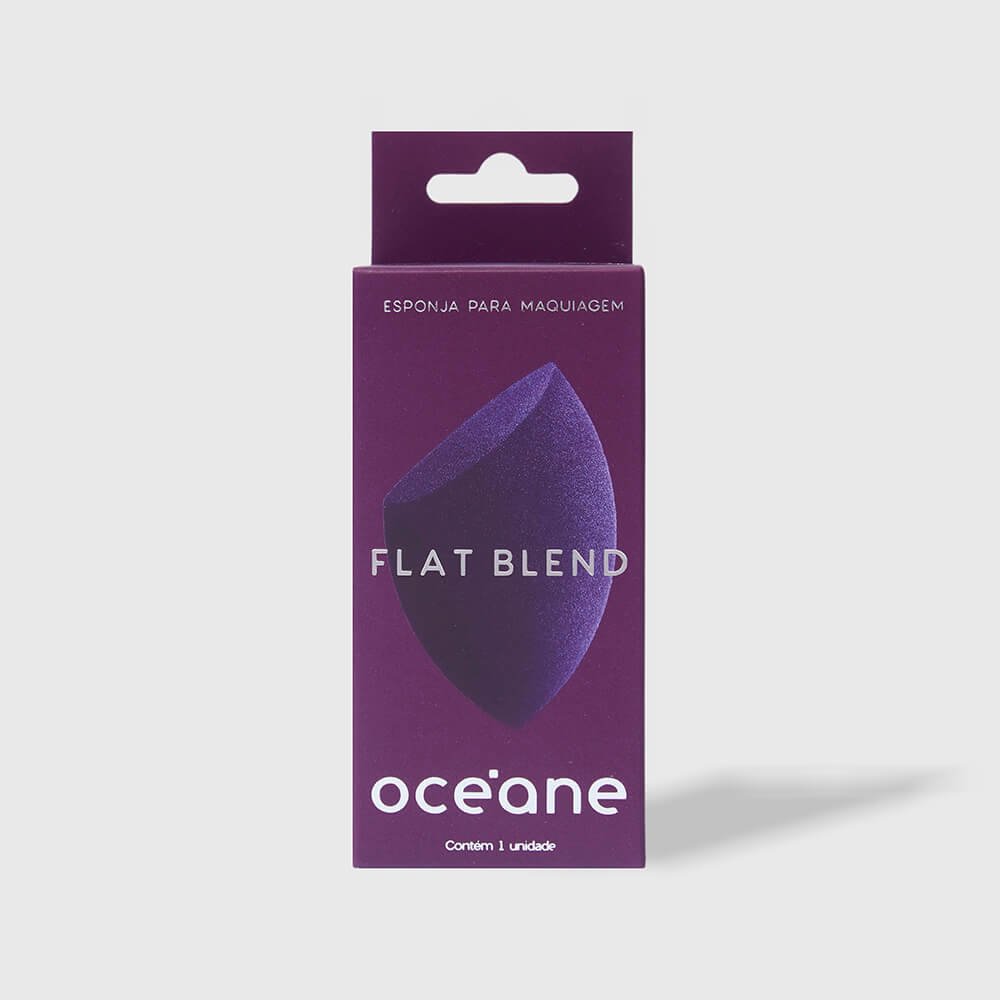Kit Esponjas de Maquiagem - Flat Blend e Sister Blend Roxa Océane Purple (2 Produtos) Roxo 4