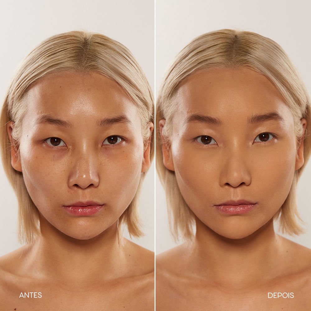 Kit Mini Pó Translúcido Solto + Mini Batom Vermelho Semi-Matte Océane Edition (2 Produtos) ÚNICO 5