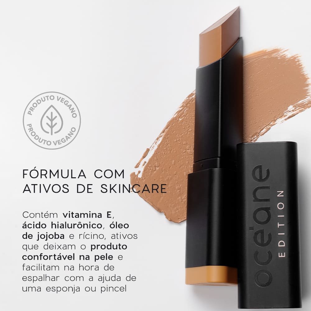 Base em Bastão Média Semi-Matte - Foundation Stick Honey Océane Edition 8g Honey 3