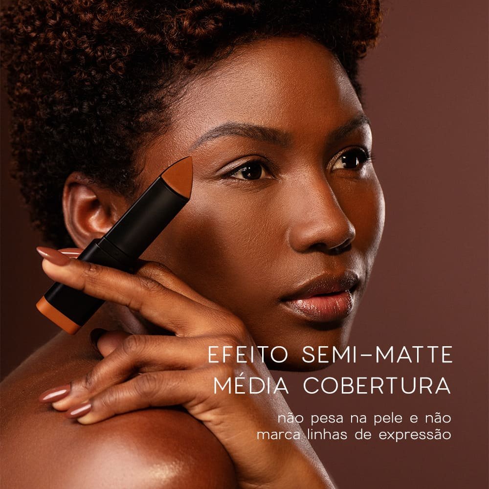 Base em Bastão Escura Semi-Matte - Foundation Stick Espresso Océane Edition 8g Escura 5