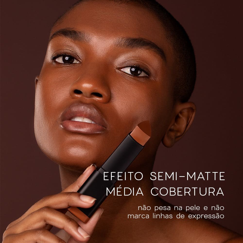 Base em Bastão Escura Semi-Matte - Foundation Stick Cognac Océane Edition 8g Cognac 2