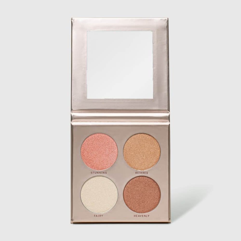 Kit Pincel para Iluminador Glow To Go + Paleta de Iluminadores Glow To Go + Sacola de Presente Média (3 Produtos) ÚNICO 2
