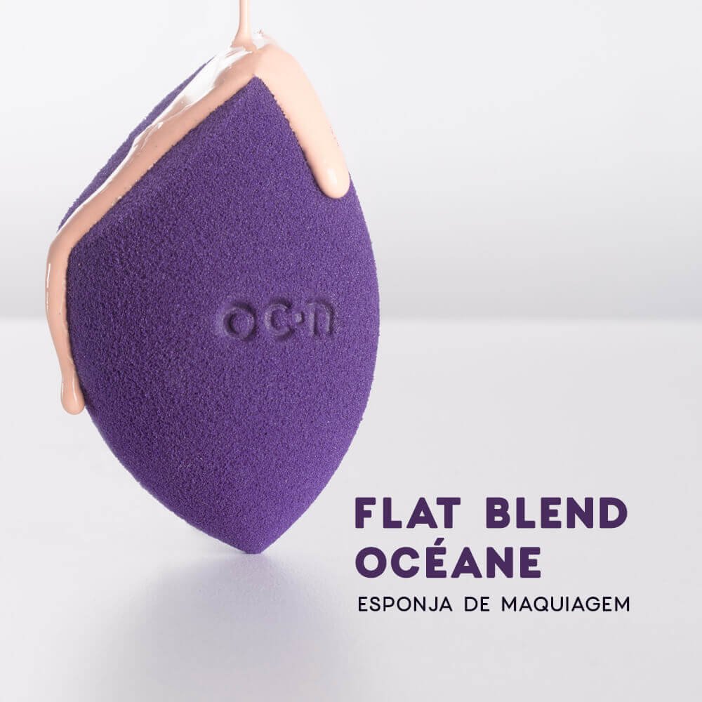 Kit Esponjas de Maquiagem - Flat Blend Azul Océane (4 Produtos) ÚNICO 2