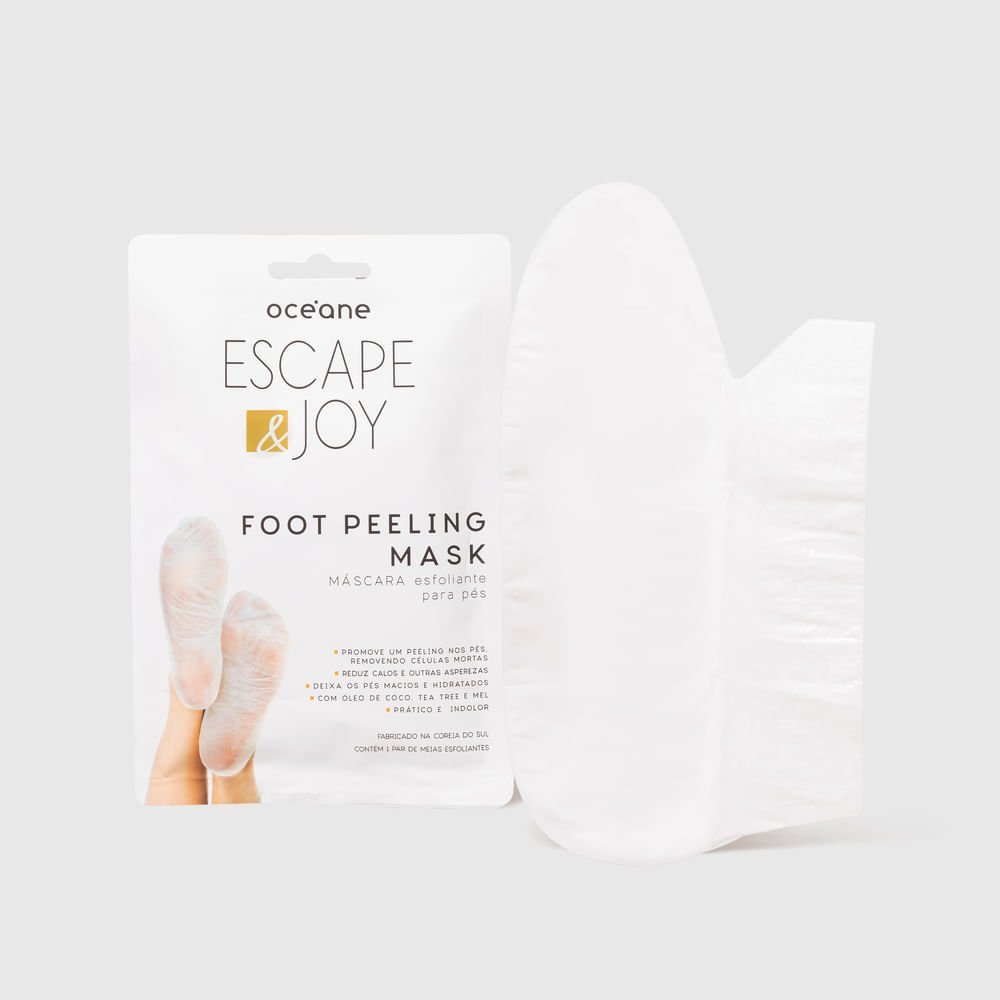 Kit Máscara Esfoliante para Pés com Óleo de Coco (2 Produtos) ÚNICO 3