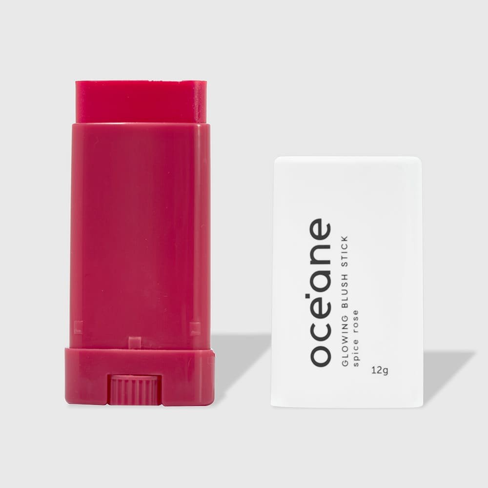 Blush em Bastão Rosa - Glowing Blush Stick Spice Pink Océane Limited 12g