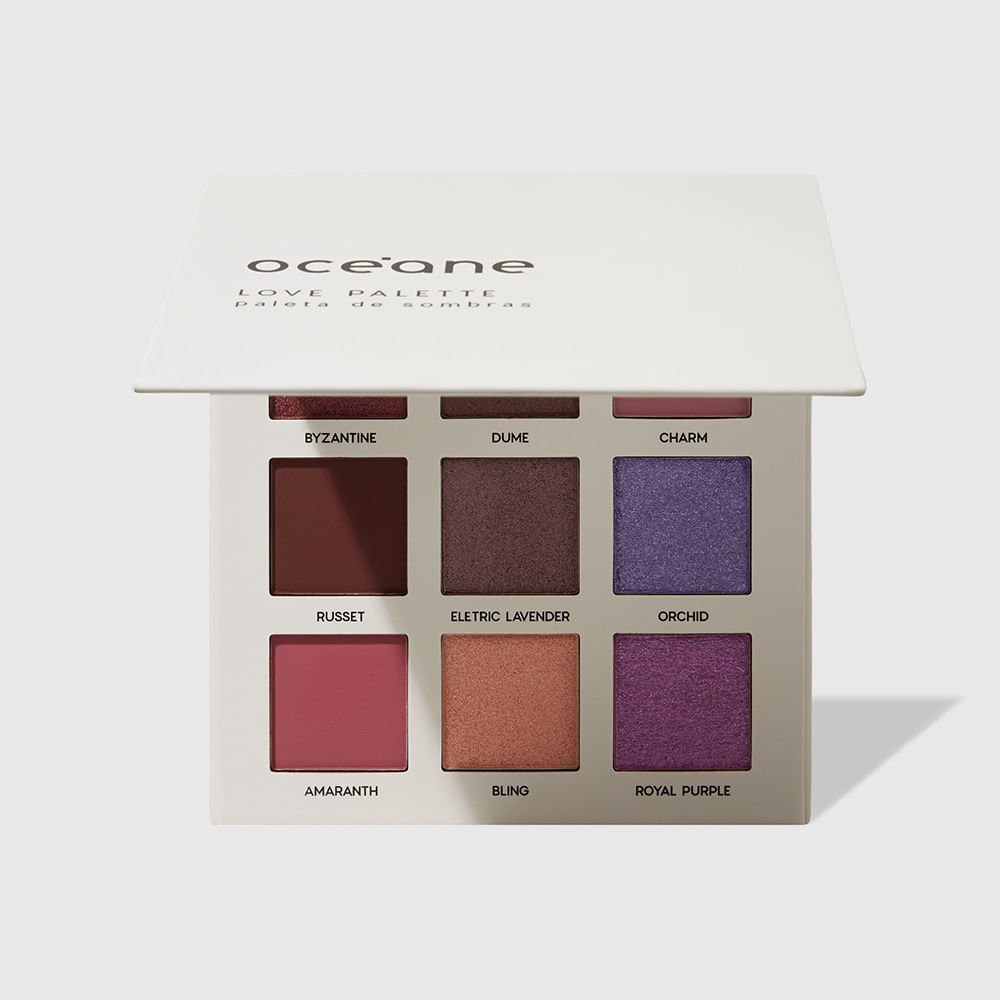 Paleta de Sombras - Love Palette Océane Limited 20g Multicores 7