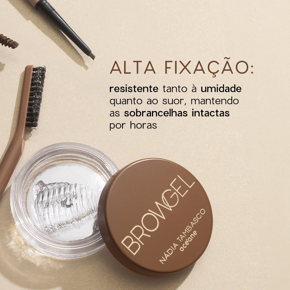Gel para Sobrancelhas Nádia Tambasco By Océane - Brow Gel 7g ÚNICO 3