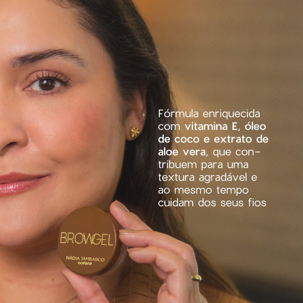 Gel para Sobrancelhas Nádia Tambasco By Océane - Brow Gel 7g ÚNICO 6