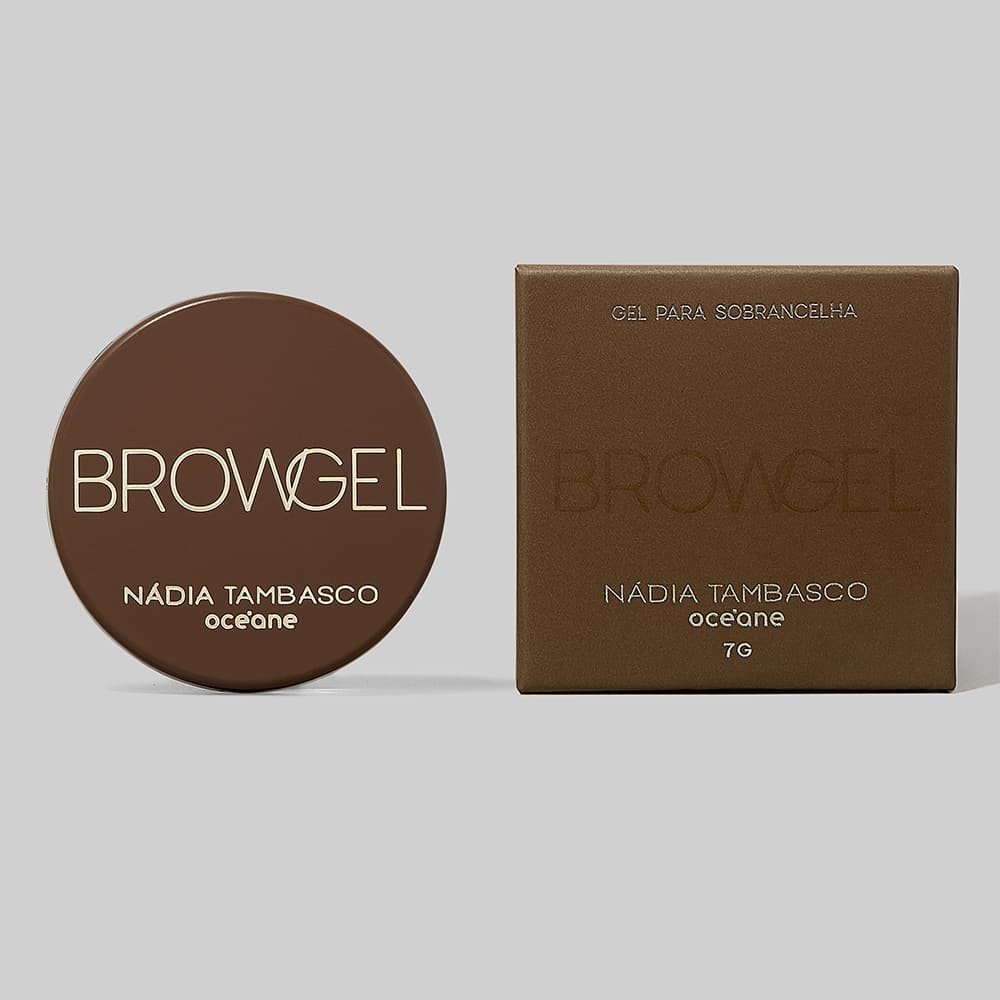 Gel para Sobrancelhas Nádia Tambasco By Océane - Brow Gel 7g ÚNICO 8