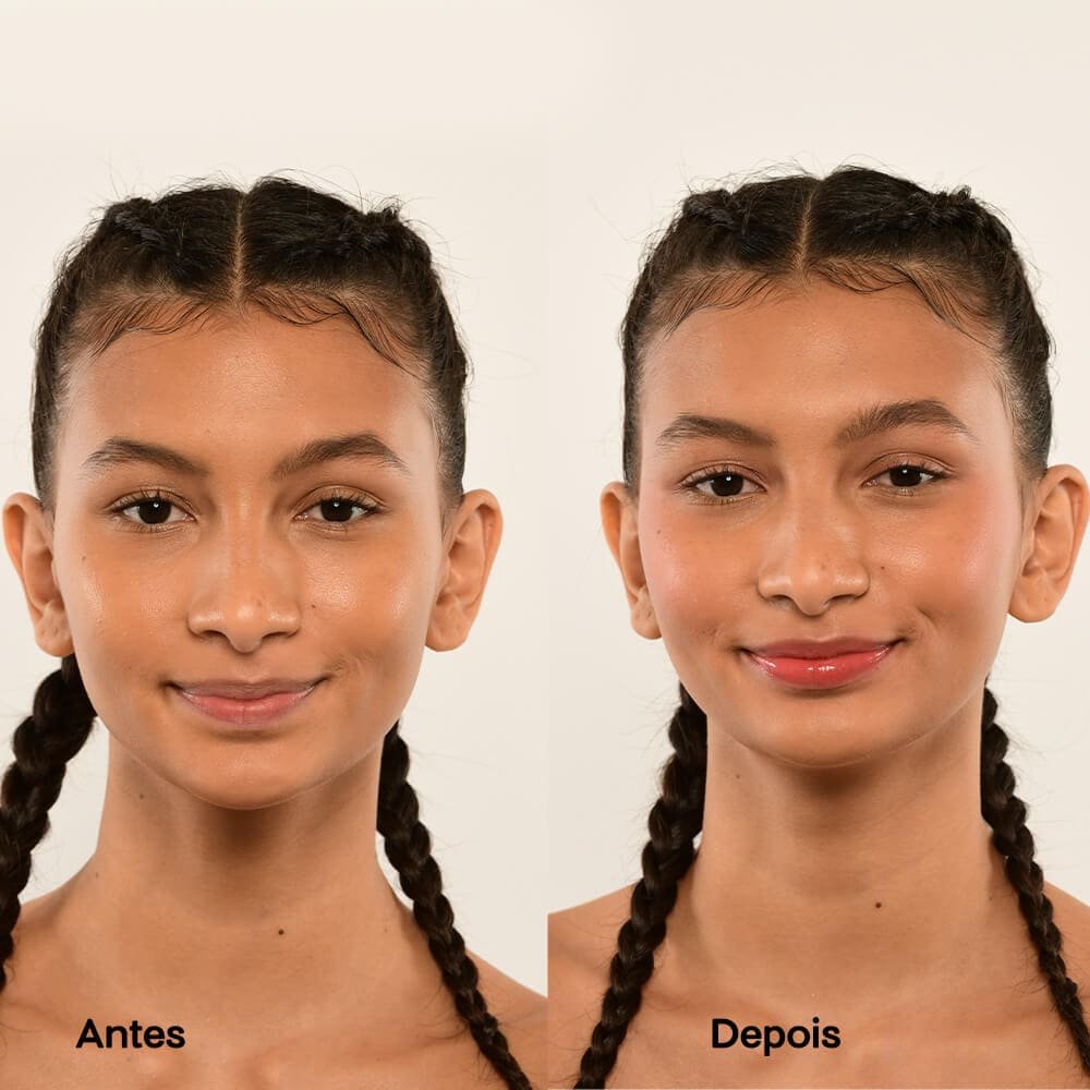 Kit Blush Cremoso Pêssego + Caneta Delineadora Rosa 4you (2 Produtos) ÚNICO 5