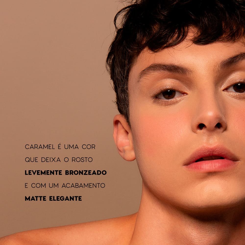 Kit Mini Batom Vermelho + Mini Blush Cremoso + Lápis de Contorno Labial Océane Edition (3 Produtos) ÚNICO 7