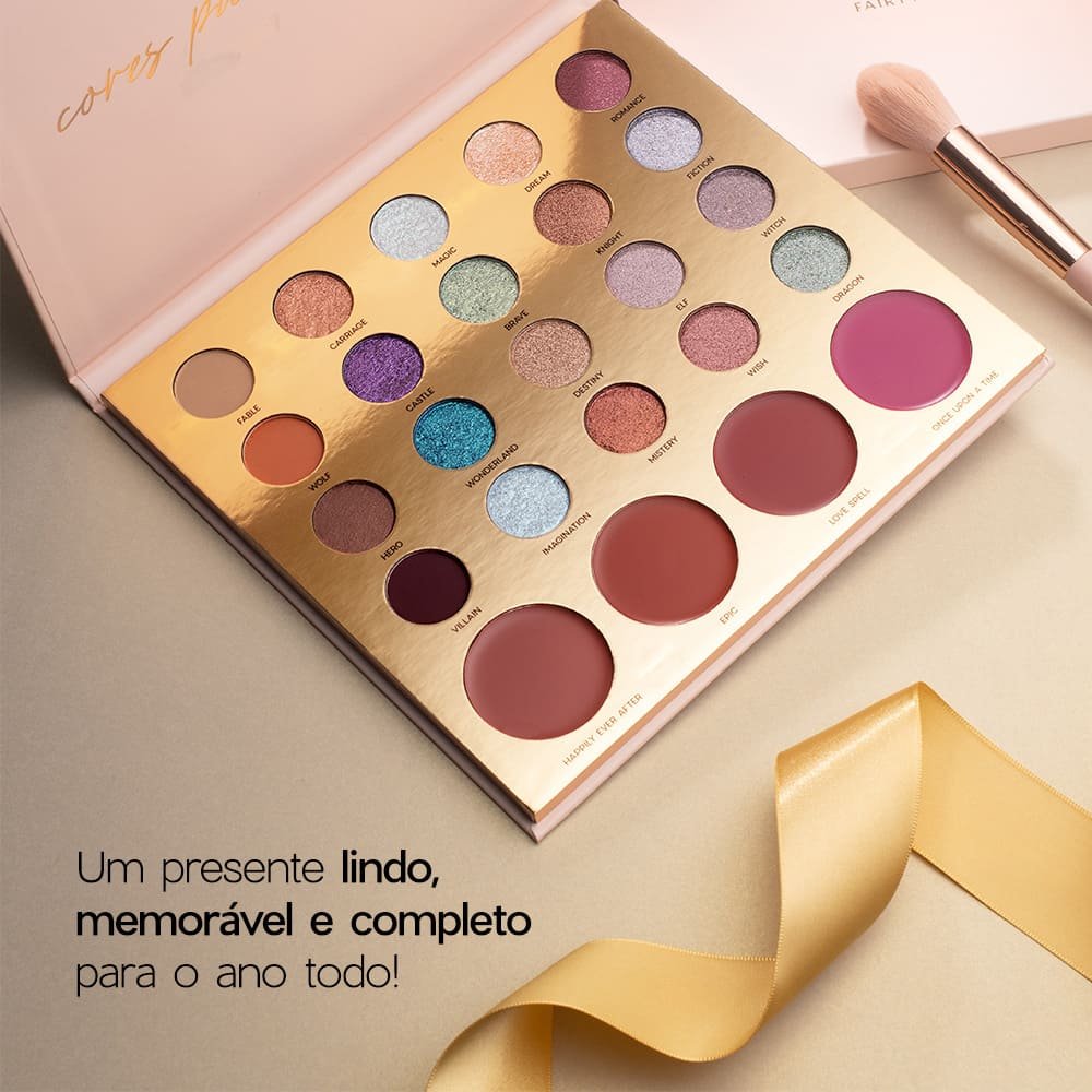 Kit Paleta Multifuncional Fairytale + Batom Nude Océane Edition (2 Produtos) Multicores 2