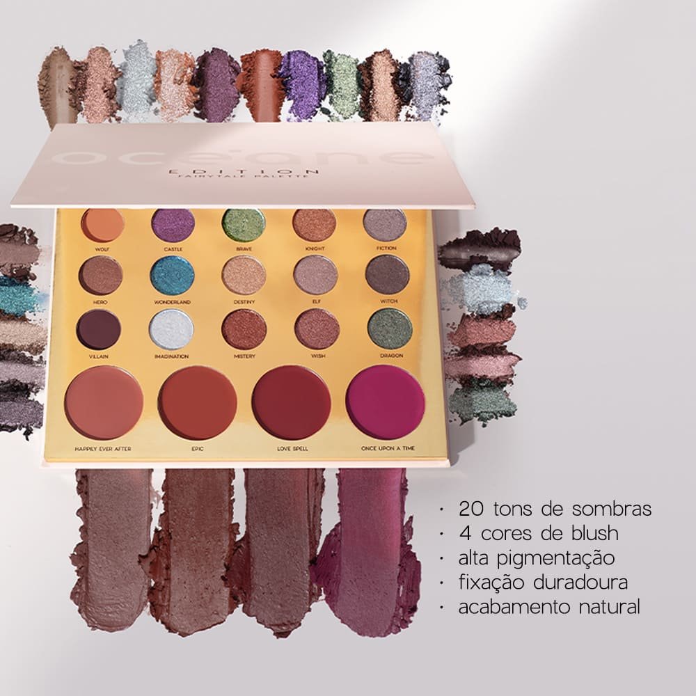 Kit Paleta Multifuncional Fairytale + Batom Nude Océane Edition (2 Produtos) Multicores 3