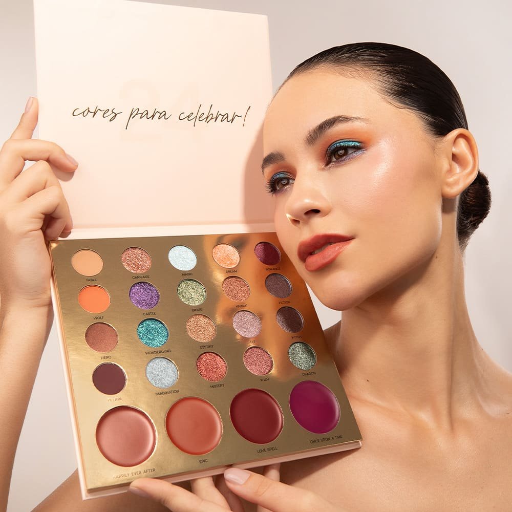 Kit Paleta Multifuncional Fairytale + Batom Nude Océane Edition (2 Produtos) Multicores 4