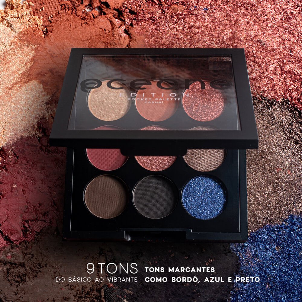 Kit Paleta de Sombras + Blush em Bastão + Lip Oil Cocoa Océane Edition (3 Produtos) Multicores 2