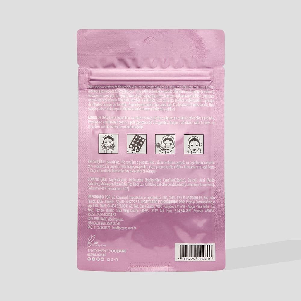 Adesivos Secativos para Espinhas com Ácido Salicílico - Star Acne Patches 4you 12un ÚNICO 9