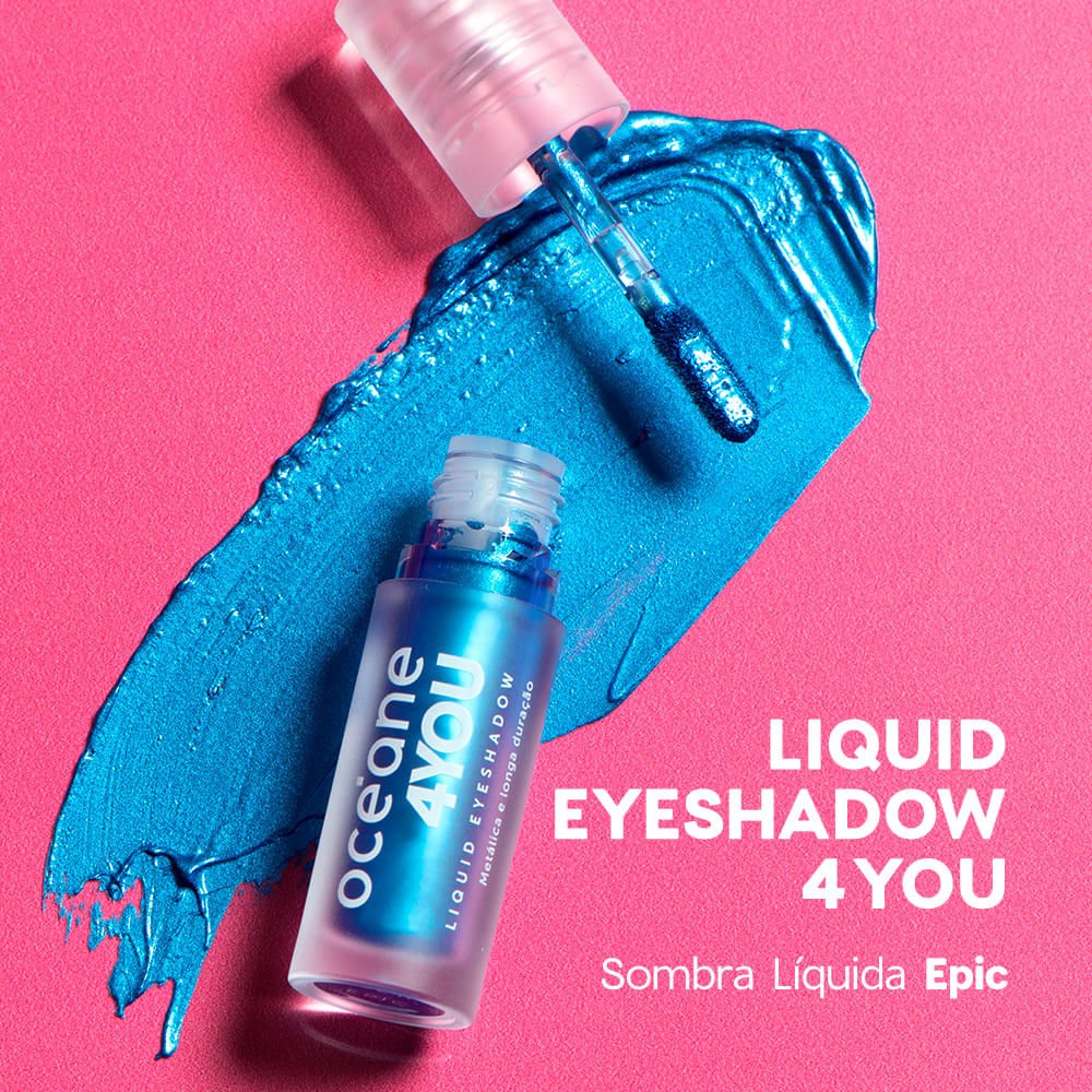 Sombra Líquida Azul - Liquid Eyeshadow Epic 4you 2g Epic 2