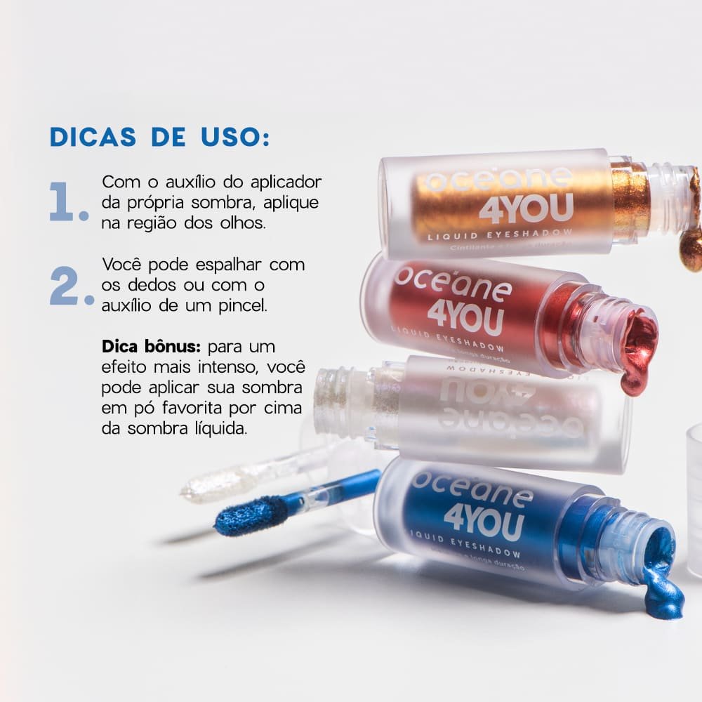 Sombra Líquida Azul - Liquid Eyeshadow Epic 4you 2g Epic 6