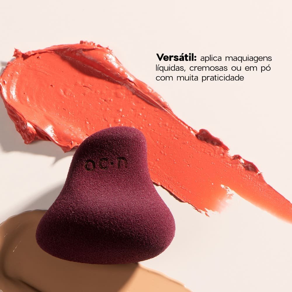 Kit Esponjas de Maquiagem - My Blend Vinho Océane Edition (2 Unidades) ÚNICO 3