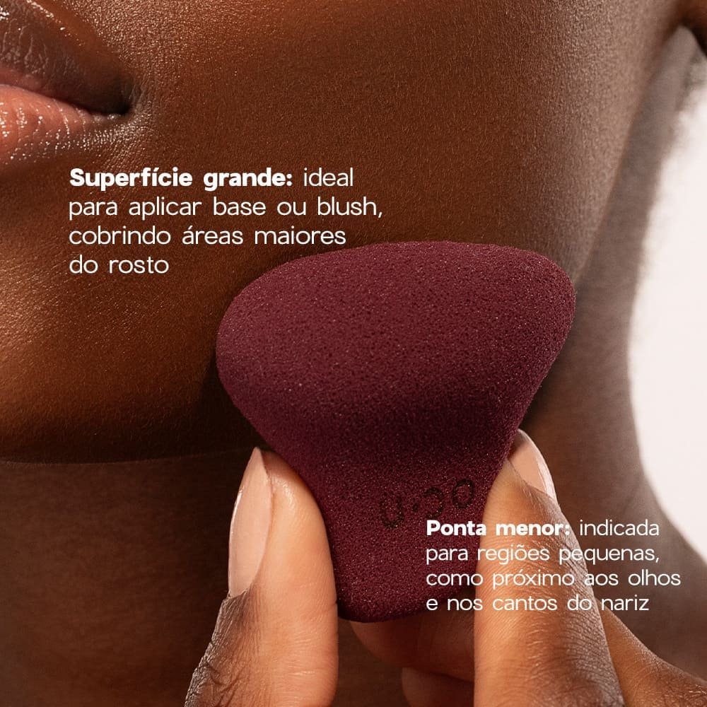Kit Esponjas de Maquiagem - My Blend Vinho Océane Edition (2 Unidades) ÚNICO 5
